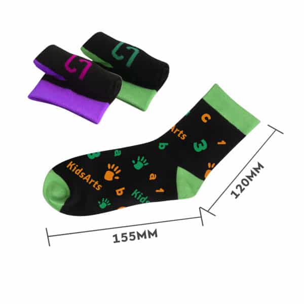 Crew Kids Custom Pattern Woven Bamboo Socks - Image 4