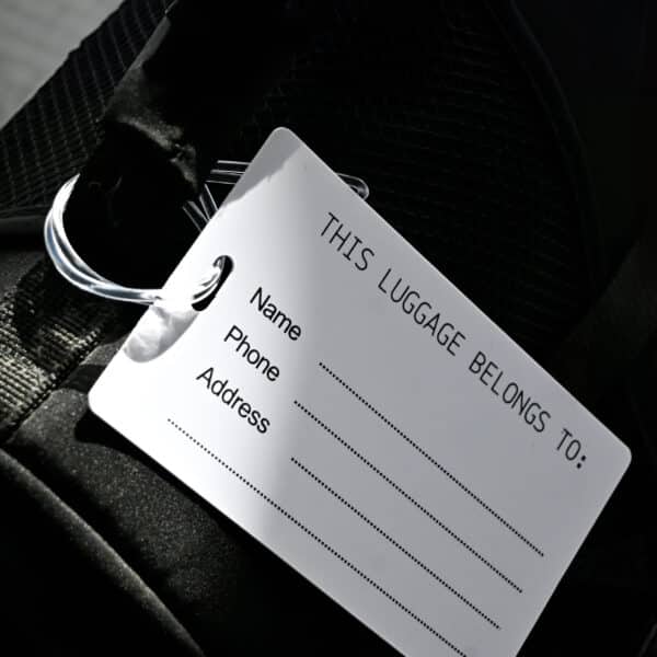 Imprinted Large Luggage Tag - Image 2