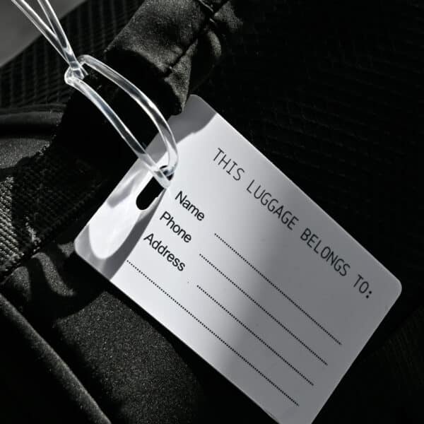 Imprinted Mini Luggage Tag - Image 3