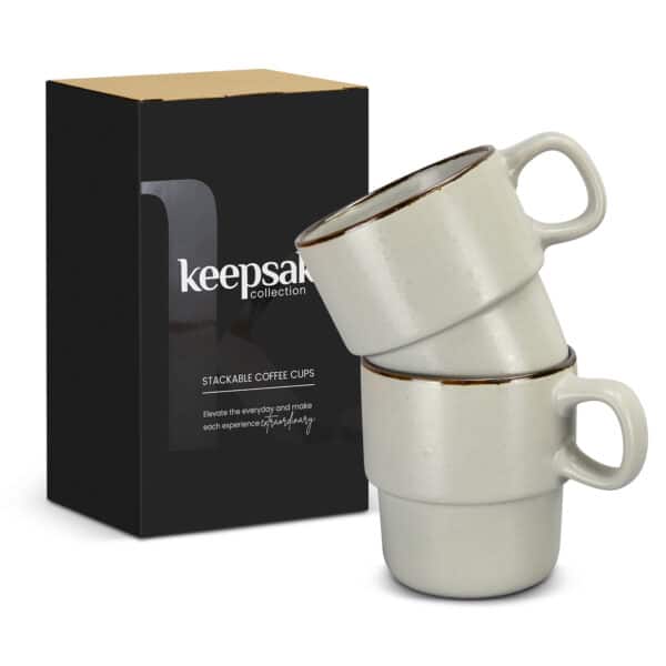 Keepsake Stackable Coffee Cup - Set of 2 - Image 6