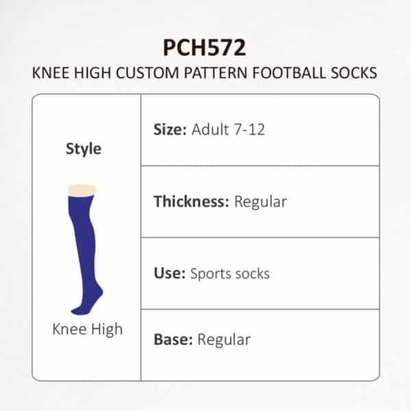 Knee High Custom Pattern Football Socks - Image 8