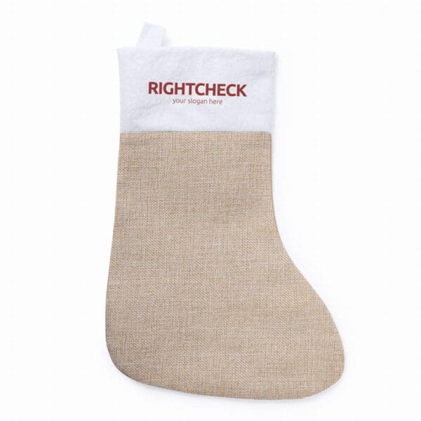Natural Christmas Stocking - Image 2
