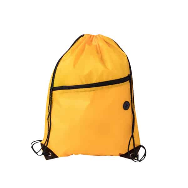 Polyester Drawstring Bag with Zippered Pocket - Image 17