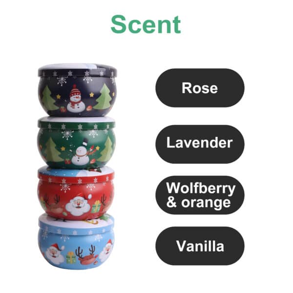 Tin Candle Set (4pcs) - Image 10