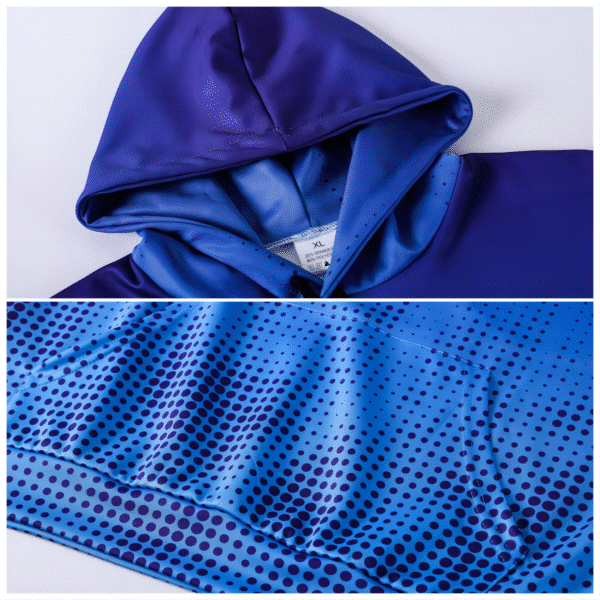 Unisex Adults Polyester Spandex Sublimated Hoodie - Image 6