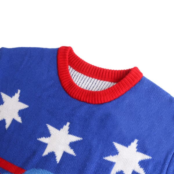 Unisex Winter Acrylic Jacquard Sweater - Image 5