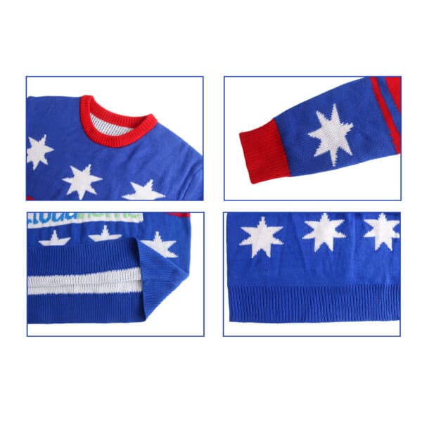 Unisex Winter Acrylic Jacquard Sweater - Image 6