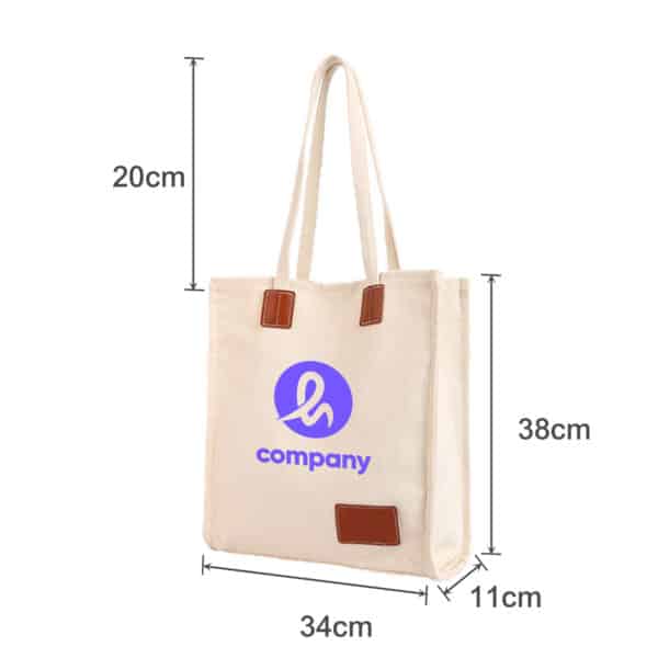 450gsm Canvas Bag With Magnetic Snap - Image 2