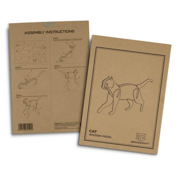 BRANDCRAFT Cat Wooden Model - Image 4