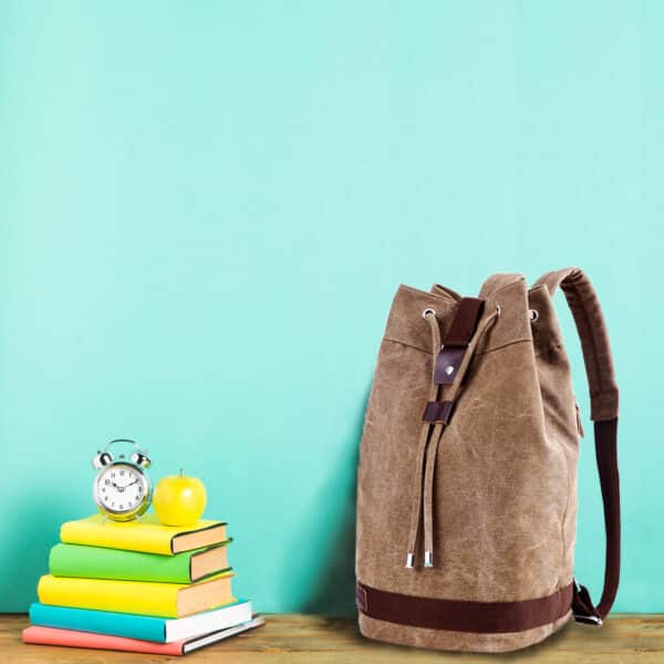Canvas Bucket Backpack - Image 10