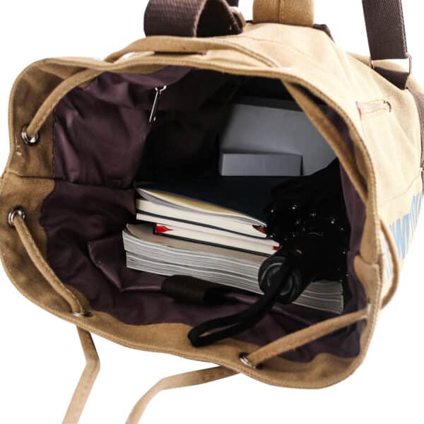 Canvas Bucket Backpack - Image 8