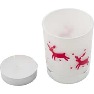 Christmas Glass Candle Holder