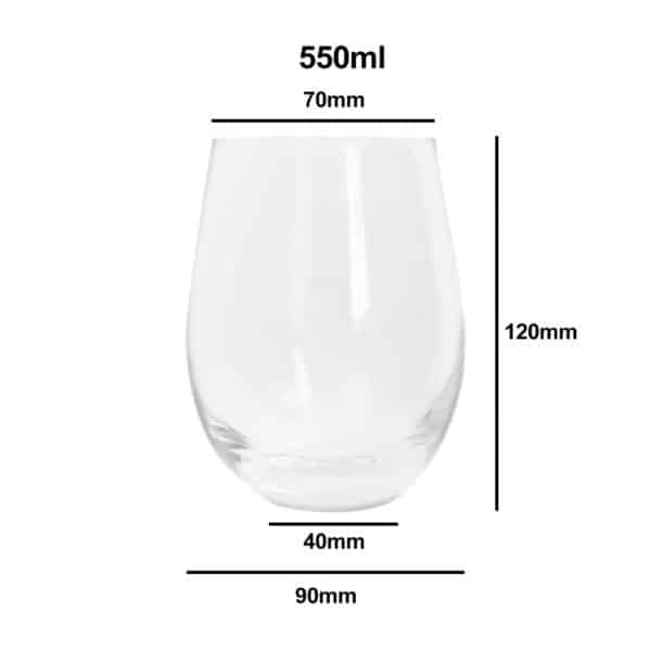 Egg Shaped Glass Cup - Image 3