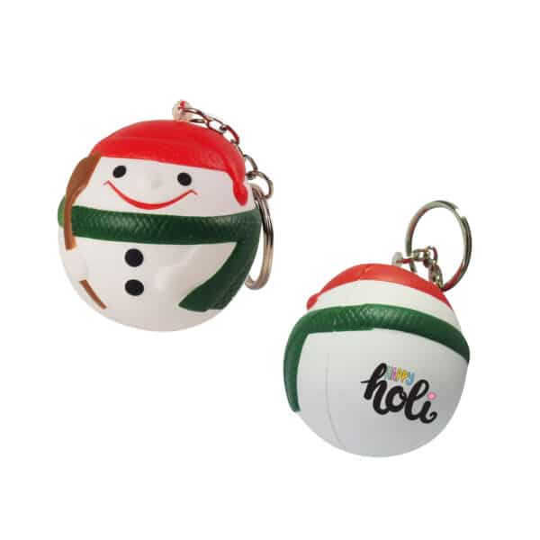 Keyring with Snowman Stress Item - Image 6