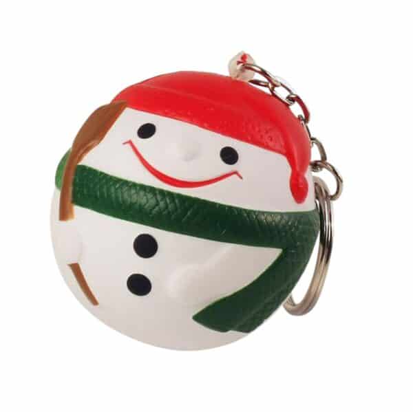 Keyring with Snowman Stress Item - Image 2