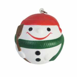 Keyring with Snowman Stress Item