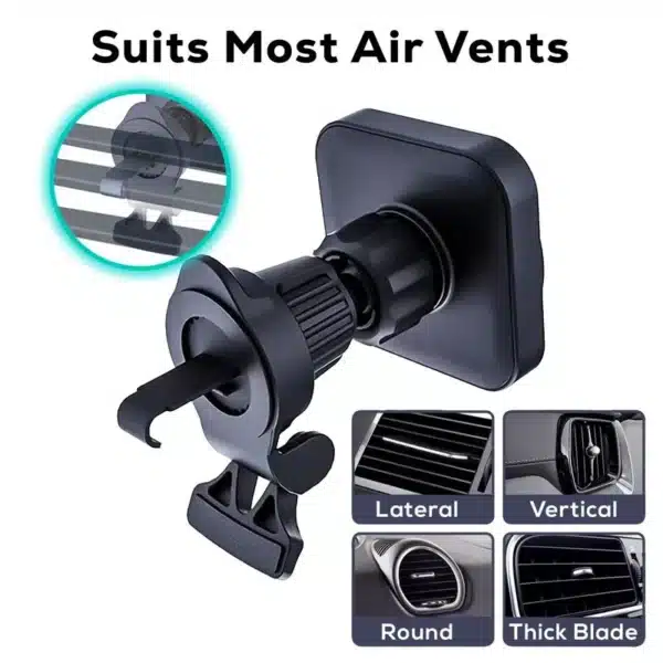 Sutton 15W Magnetic Wireless Car Charger - Image 4