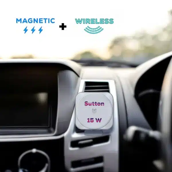 Sutton 15W Magnetic Wireless Car Charger - Image 6