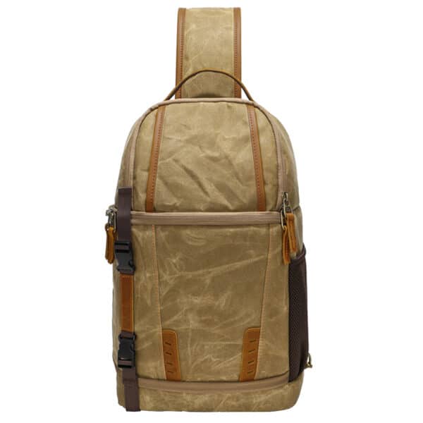 Waxed Canvas Camera Sling Bag - Image 2