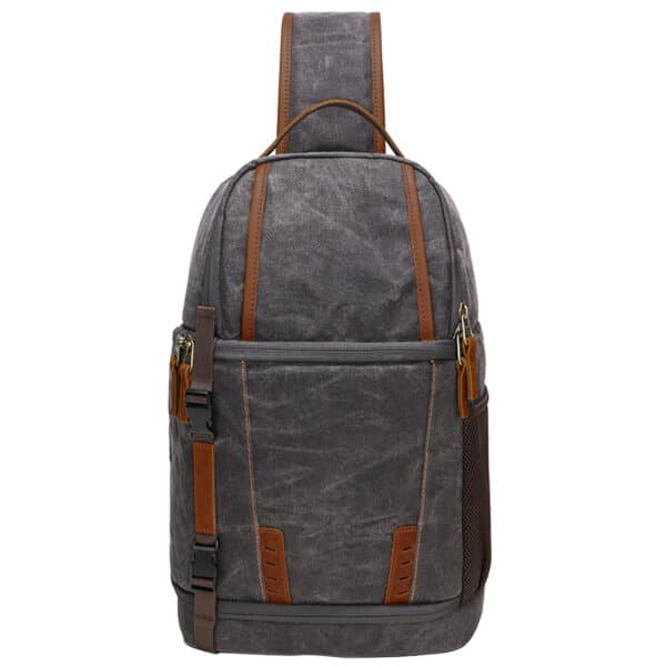 Waxed Canvas Camera Sling Bag - Image 3