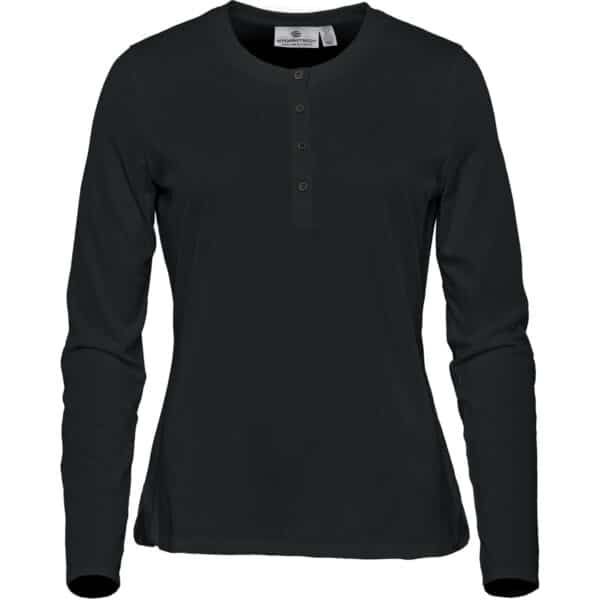 Women's Torcello Long Sleeve Henley - Image 3