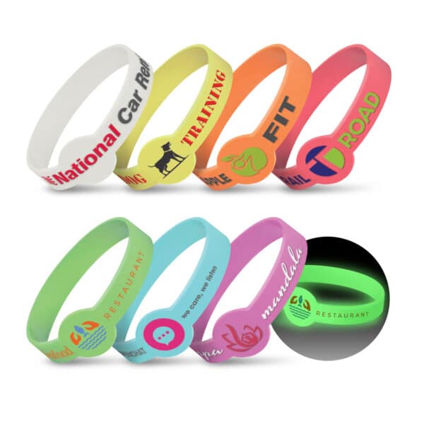 Xtra Silicone Wrist Band - Glow in the Dark - Image 2