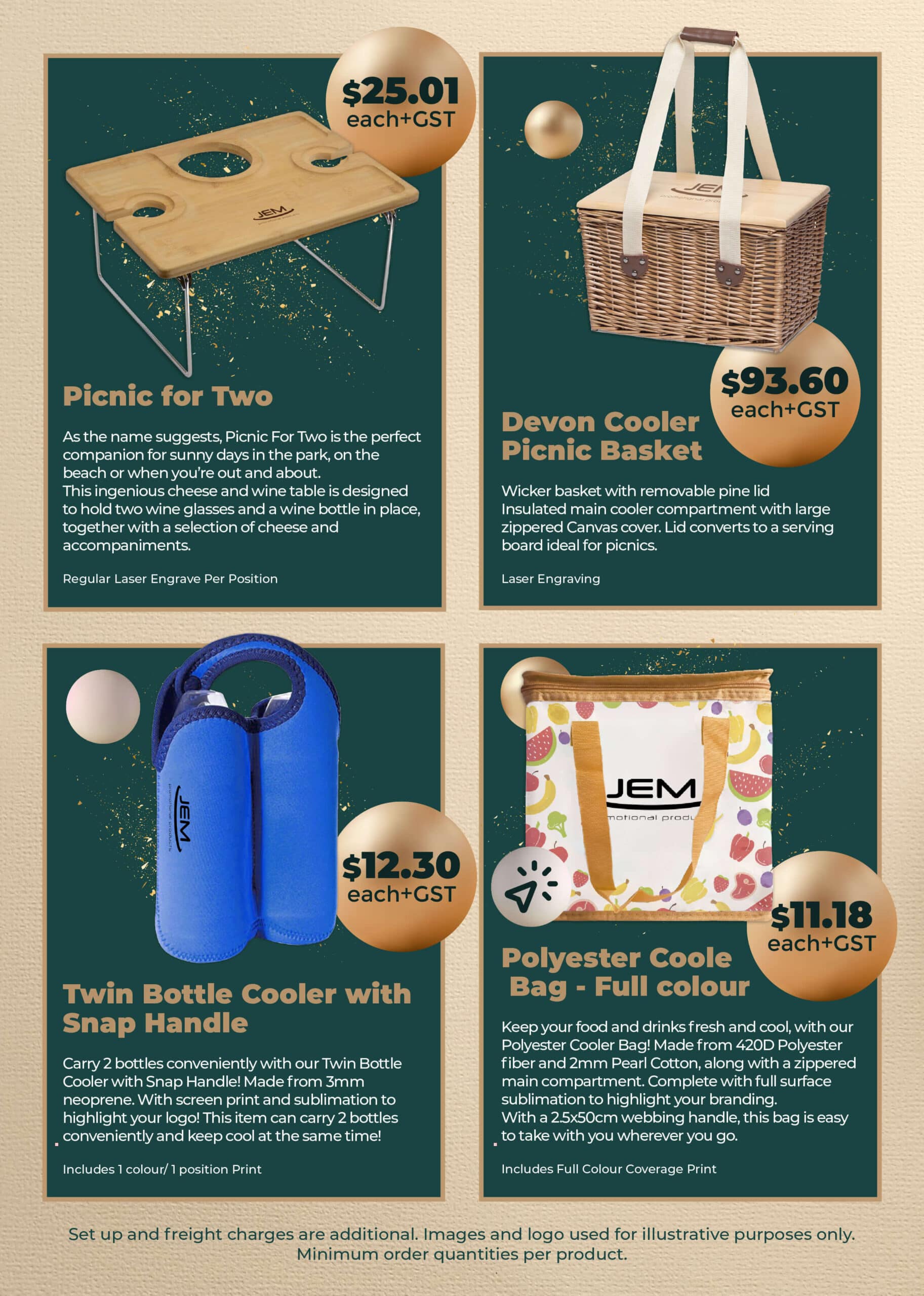 JEM Christmas Gifts Catalogue - Branded Christmas Picnic & BBQ Gifts