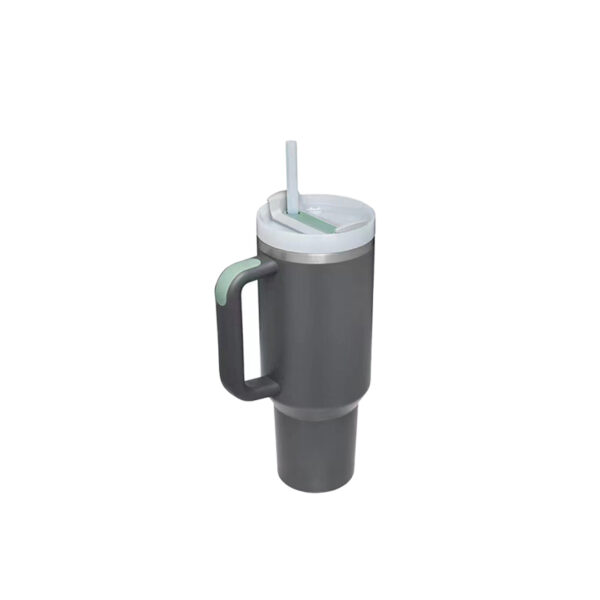 1.2L Stainless Steel Tumbler with Lid and Straw - Image 5
