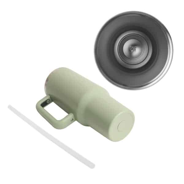 1.2L Stainless Steel Tumbler with Lid and Straw - Image 14
