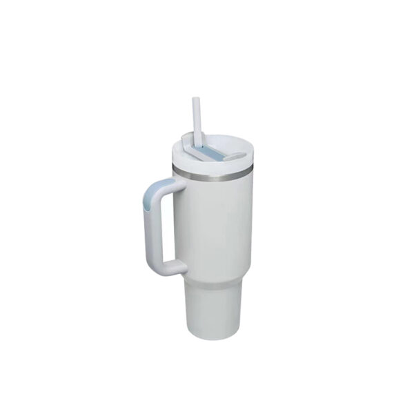 1.2L Stainless Steel Tumbler with Lid and Straw - Image 7