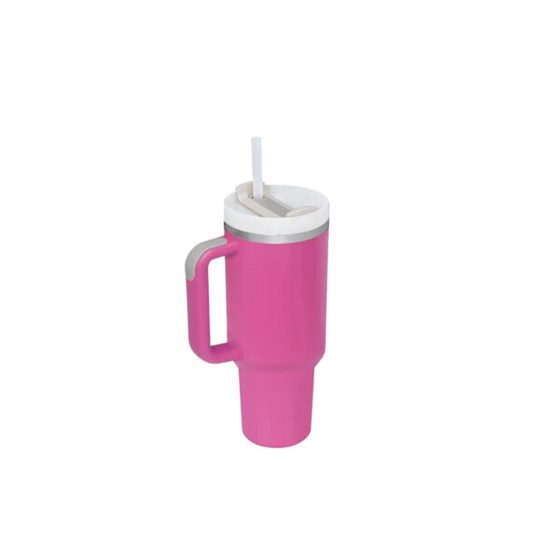 1.2L Stainless Steel Tumbler with Lid and Straw - Image 8