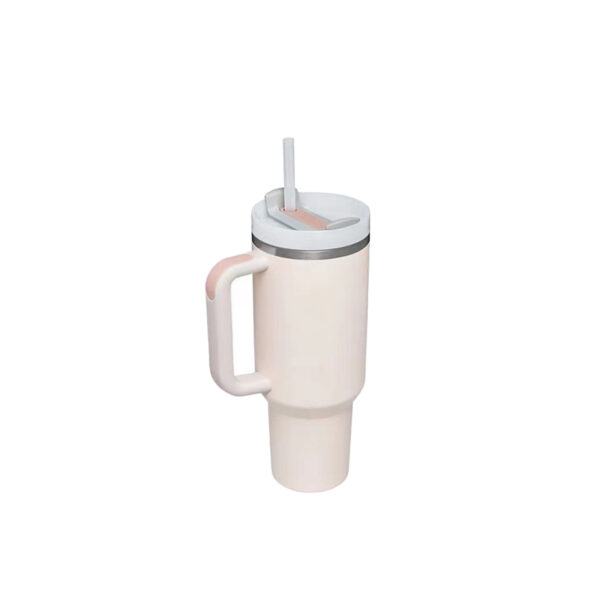1.2L Stainless Steel Tumbler with Lid and Straw - Image 9