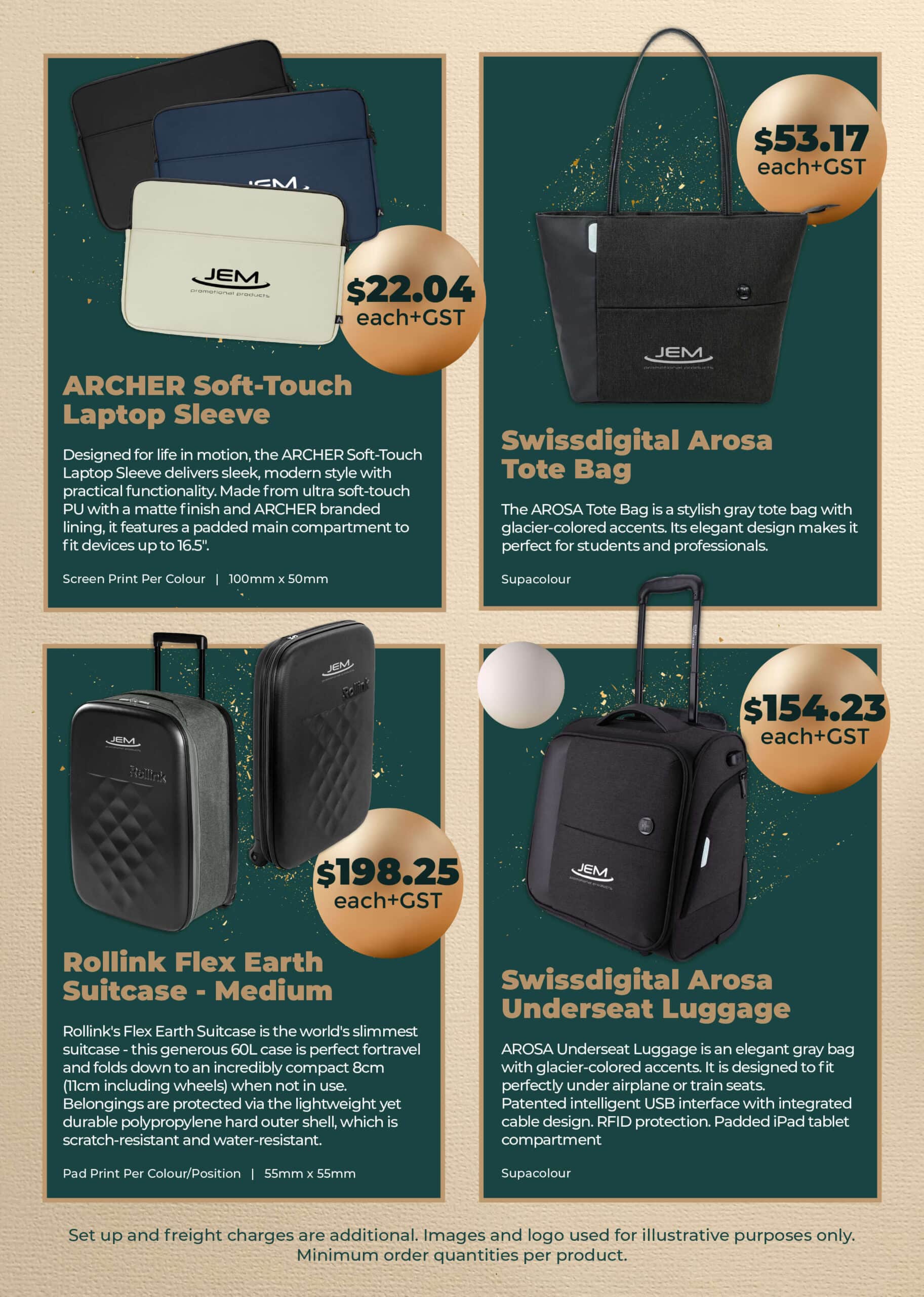 JEM Christmas Gifts Catalogue - Branded Christmas Luggage & Accessories Gifts