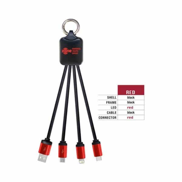 Atesso Light Up Charge Cable - Rectangle - Image 2