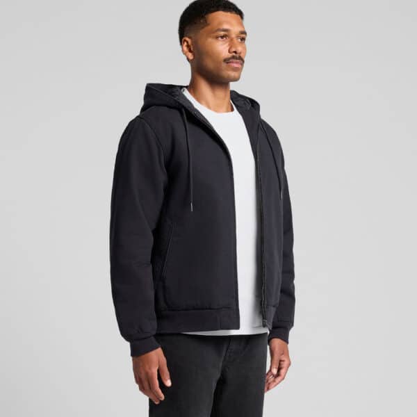 Canvas Bomber Hood Jacket - Image 3