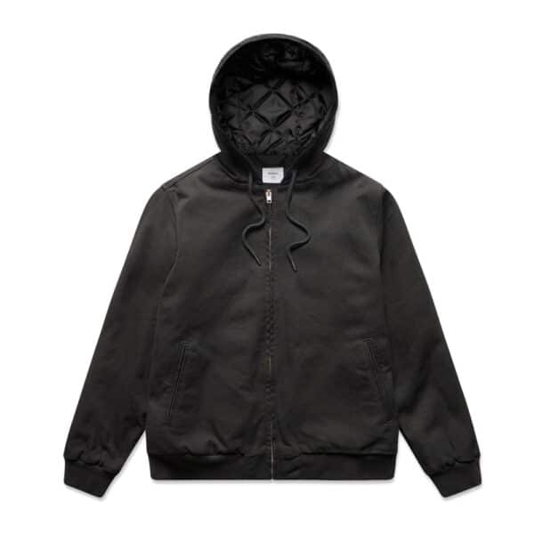 Canvas Bomber Hood Jacket - Image 7