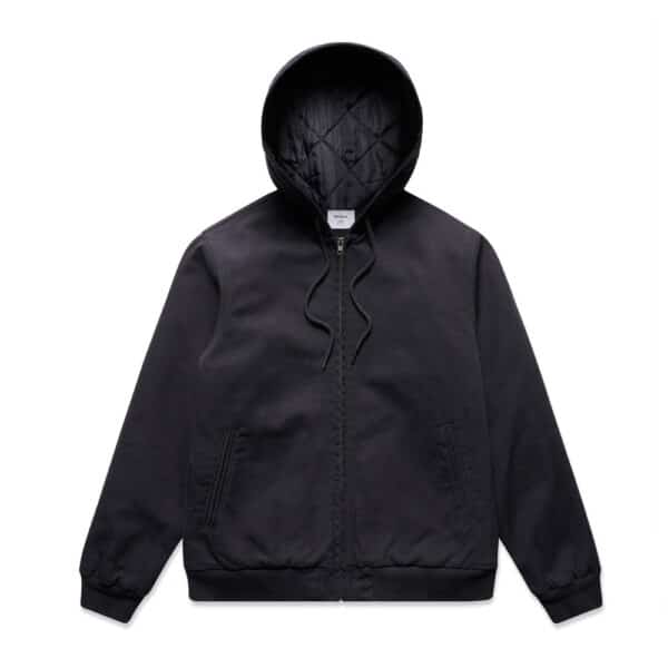 Canvas Bomber Hood Jacket - Image 9