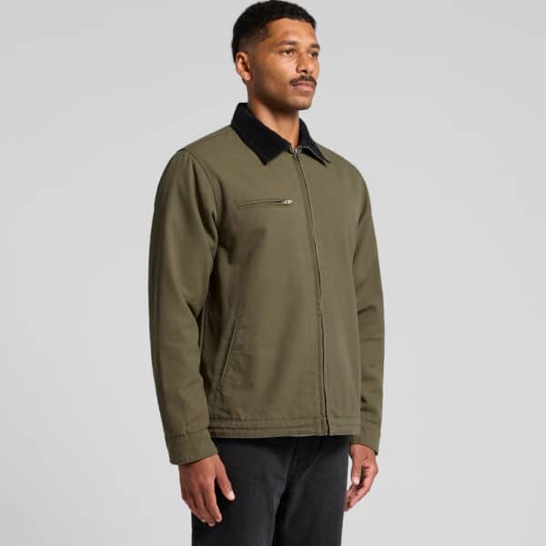 Canvas Cord Collar Jacket - Image 2