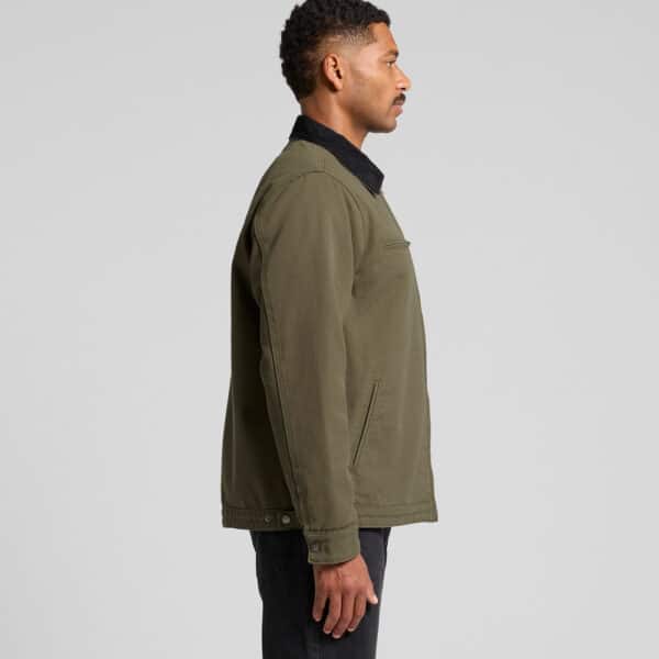 Canvas Cord Collar Jacket - Image 3