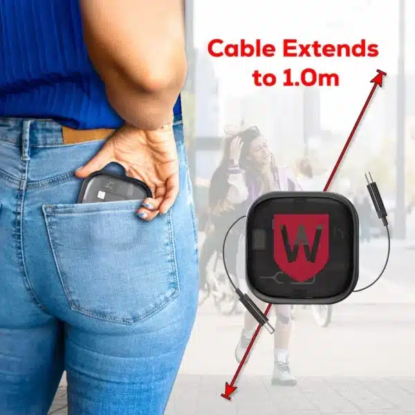Catania Retractable 60W Fast Charging and Data Cable Set - Image 6