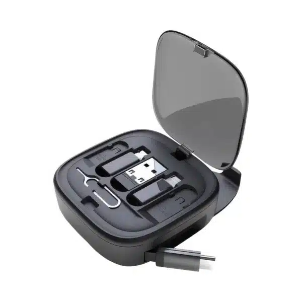 Catania Retractable 60W Fast Charging and Data Cable Set - Image 10