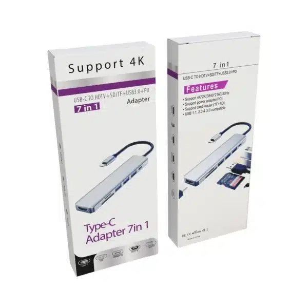 Hayden Type-C Hub (Type-C, Type-A, HDMI, PD100W) - Image 3