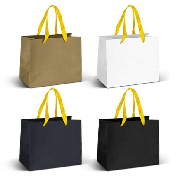 Medium Ribbon Handle Paper Bag - Image 4