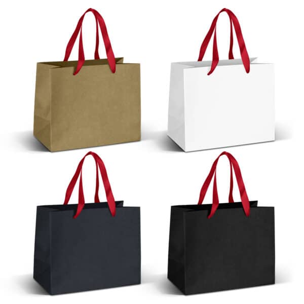 Medium Ribbon Handle Paper Bag - Image 7