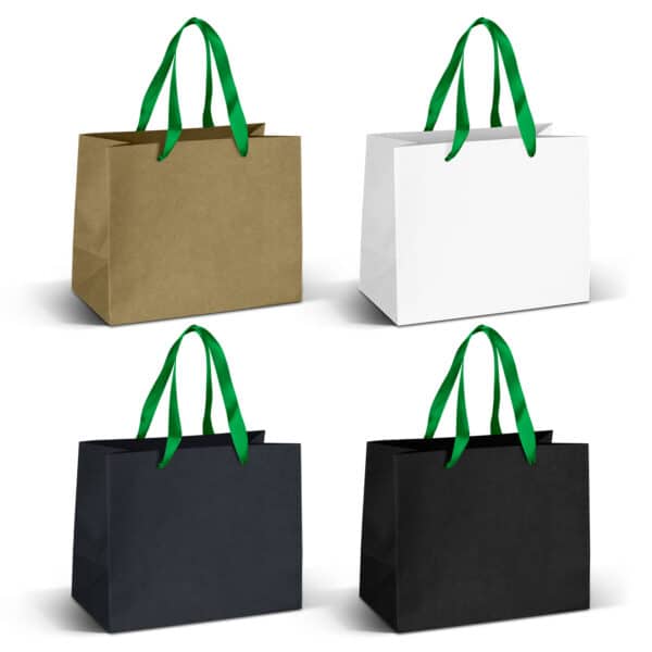 Medium Ribbon Handle Paper Bag - Image 9