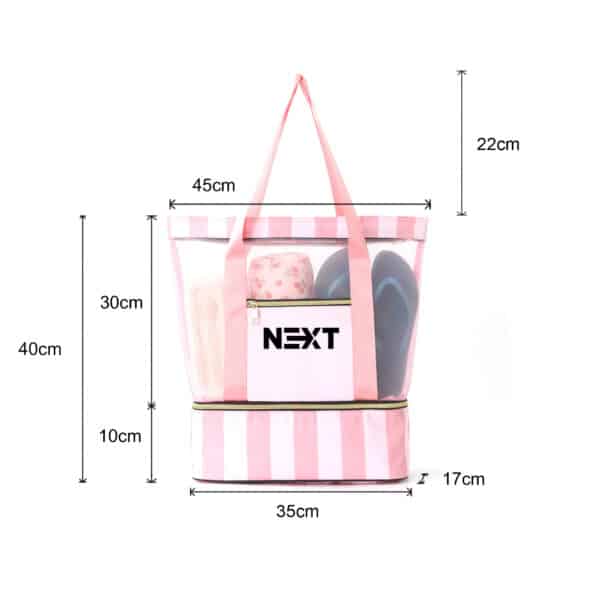 Mesh Beach Tote Bag - Image 6