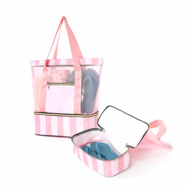 Mesh Beach Tote Bag - Image 7