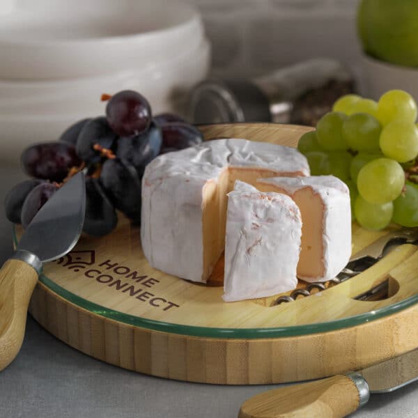 NATURA Glass & Bamboo Cheese Board - Image 7