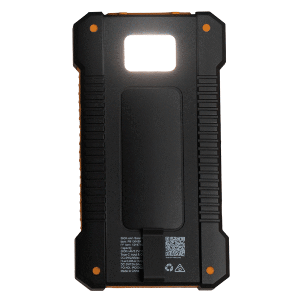 Radiant 5000 mAh Solar Power Bank - Image 7