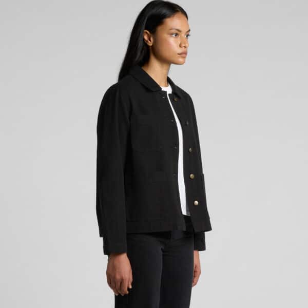 Wo's Canvas Chore Jacket - Image 2